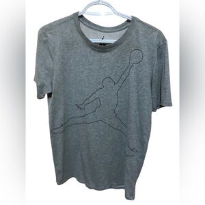 Jordan Dri-fit T-Shirt Men’s small Grey and Black